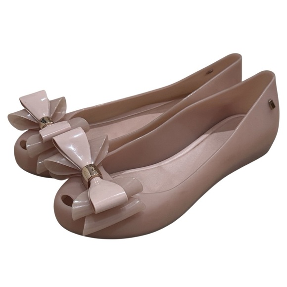 Melissa Ultragirl Sweet XII Ballet Flat in Blush Women’s Size 9 Comfort Chic - Picture 2 of 10
